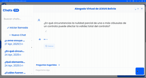 Controles del Abogado Virtual