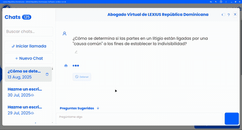 Controles del Abogado Virtual