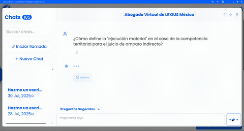 Controles del Abogado Virtual