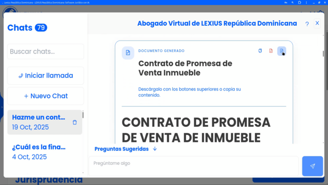 Mejor formato de borradores del Abogado Virtual