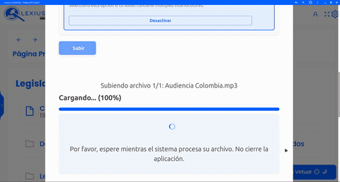 Demostración de identificación de interlocutores en transcripción