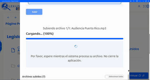 Demostración de identificación de interlocutores en transcripción