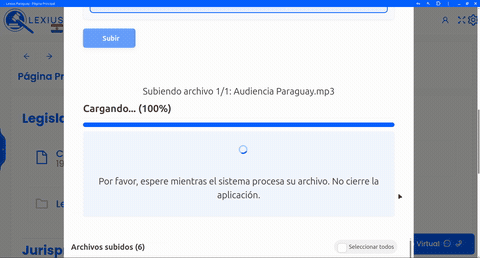 Demostración de identificación de interlocutores en transcripción